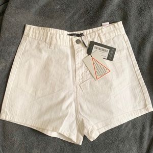 PrettyLittleThing White Disco Shorts